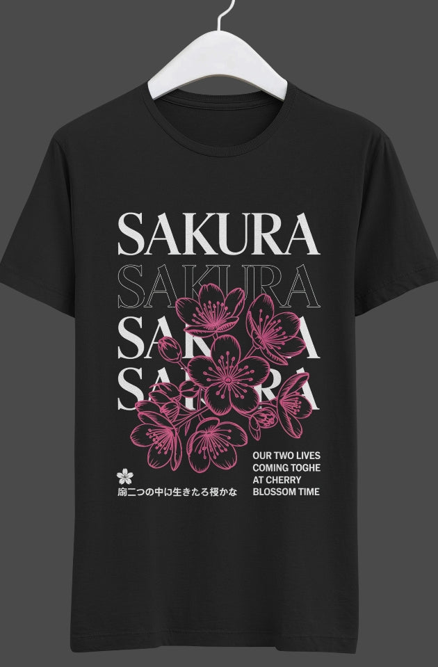 Sakura Graphic Design T-Shirt