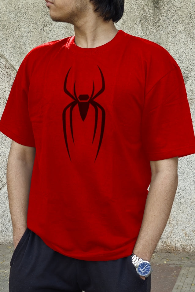 Peter Parker Spiderman Graphic Design T-Shirt