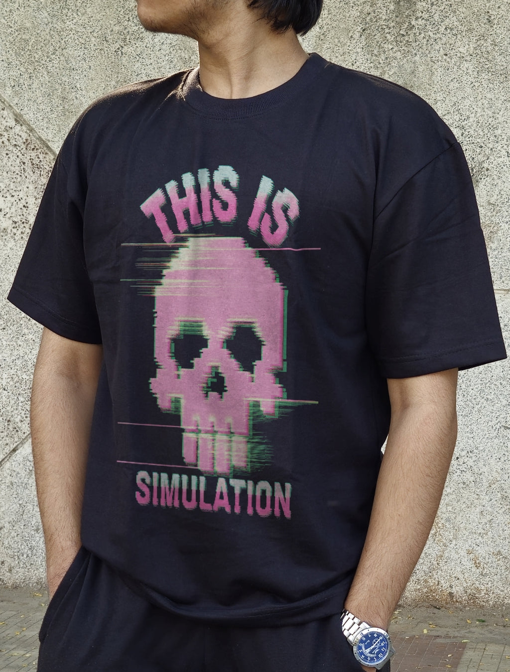 Simulation Graphic Design T-Shirt