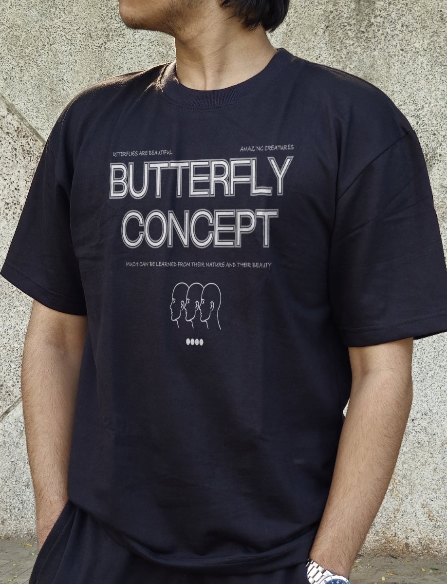 Butterfly Concept Graphic Design T-Shirt
