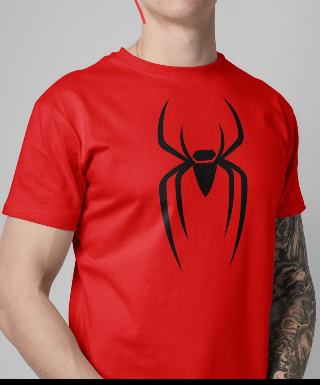 Peter Parker Spiderman Graphic Design T-Shirt