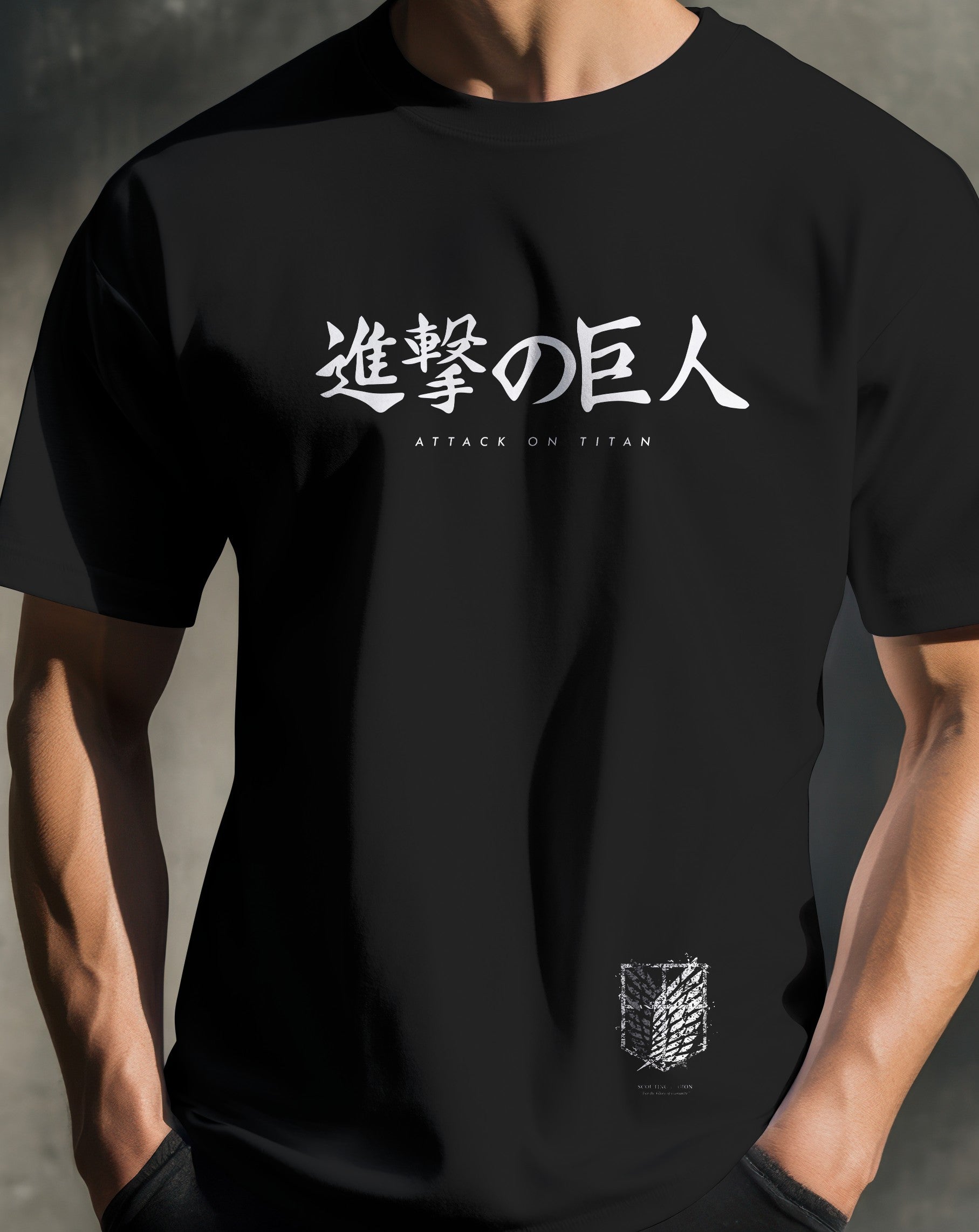 Attack On Titan Graphic Design T-Shirt